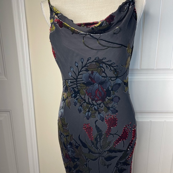 Alex Evenings Dresses & Skirts - 1990’s SILK VELVET ALEX EVENINGS MAXI DRESS SIZE 6P